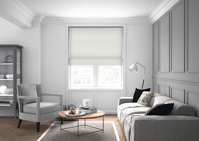 Oslo, Silver - Roman Blind - Image 5
